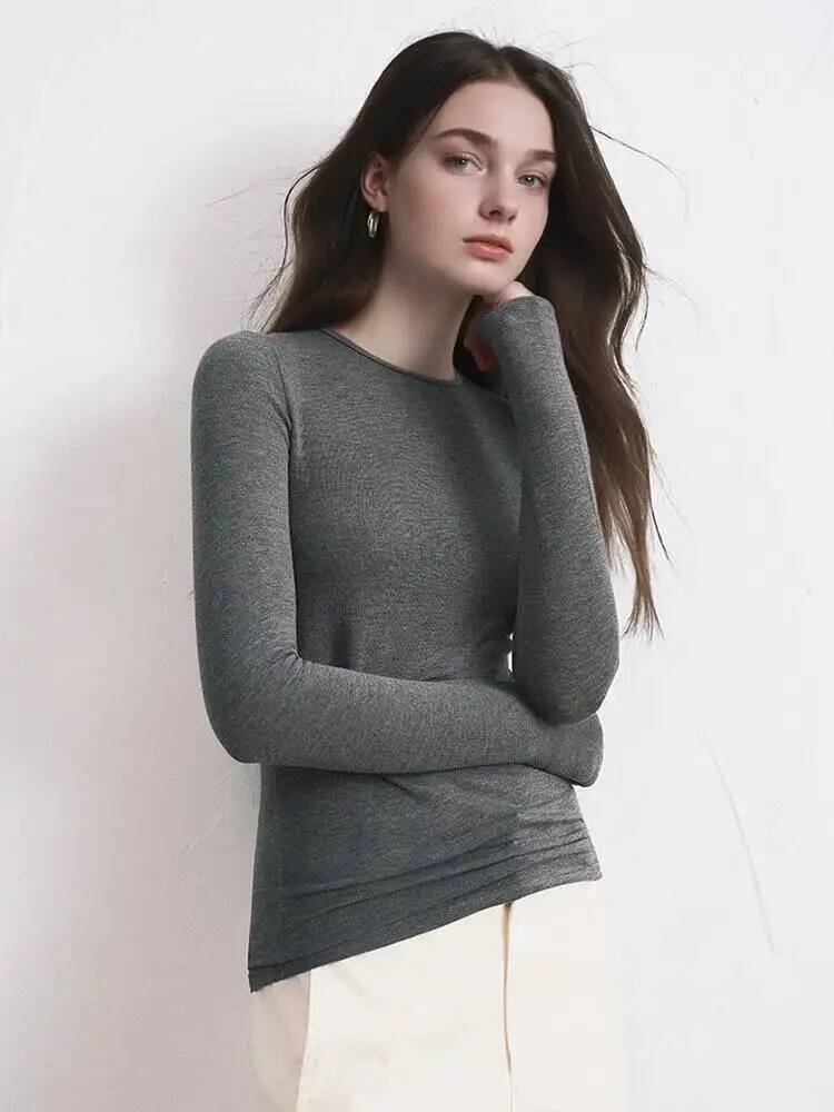 Women Cashmere Blend Long Slee - Winter Clothing For Women ulasan dan harga